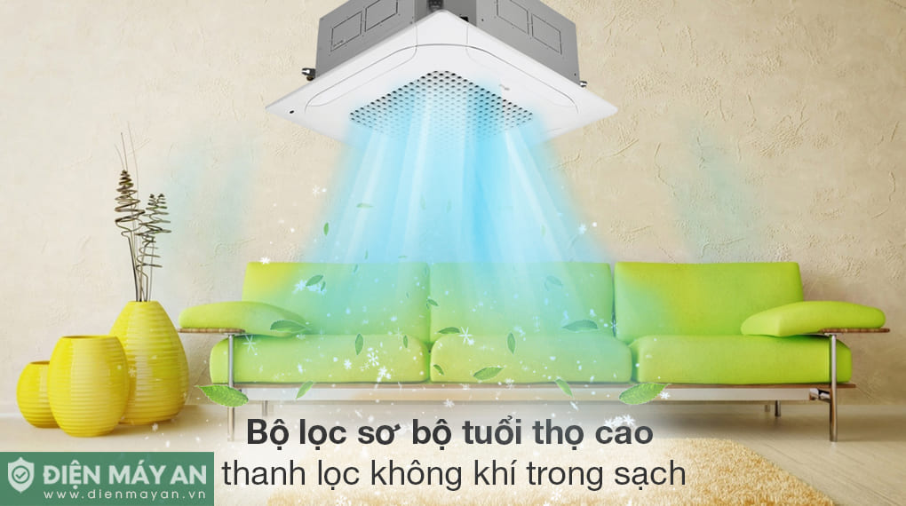 Điều hòa âm trần cassette LG Inverter 36000 BTU ZTNQ36GNLA0